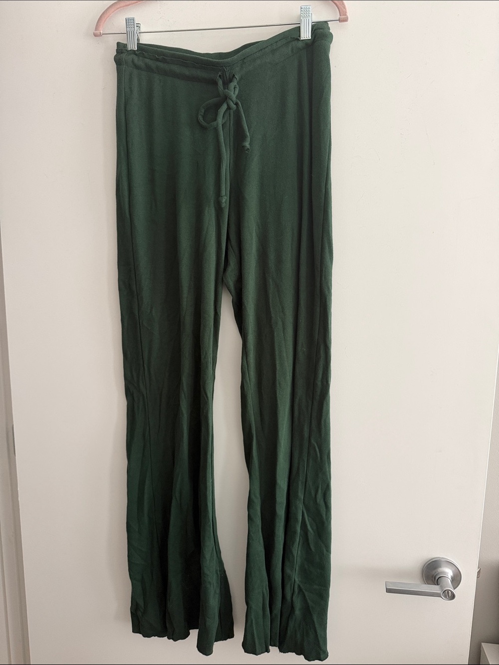 Urban Outfitters -Out from Under- Dark Green Drawstring Wide Leg Lounge Pants
